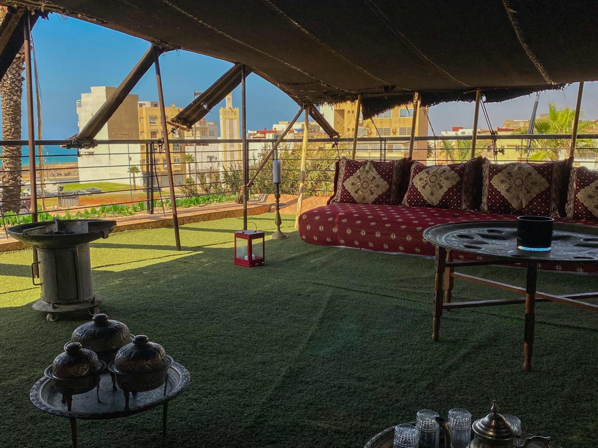 Dar Lghzal Special Offer In Rabat Winner Of Guest Experience 2025 Awards Traditional Sahrawi And Berber Privative Villa With Swimming Pool Jacuzzi Sea View And On Site Restaurant Ideal For Family And Groups In Rabat'S Center No Car Required Exteriör bild